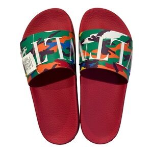 NIB Valentino Garavani Multi-Color Camo Slides